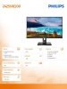Philips Monitor komputerowy  242S1AE 23.8 IPS DVI HDMI DP Pivot
